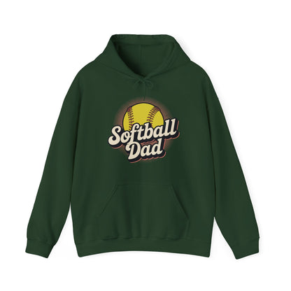 Funny Fathers Day Softball Dad Gift From Daughter Son Wife Hoodie