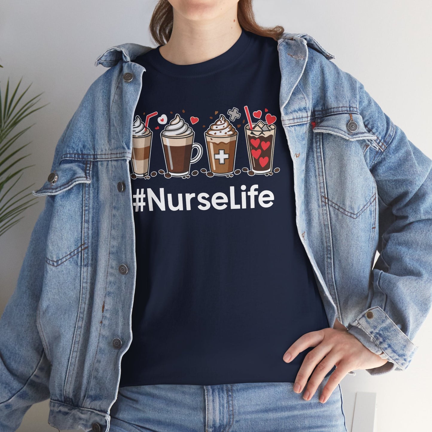Nurse Life Funny Coffee Nurses Fuel Registered Nurse Medical T-Shirt