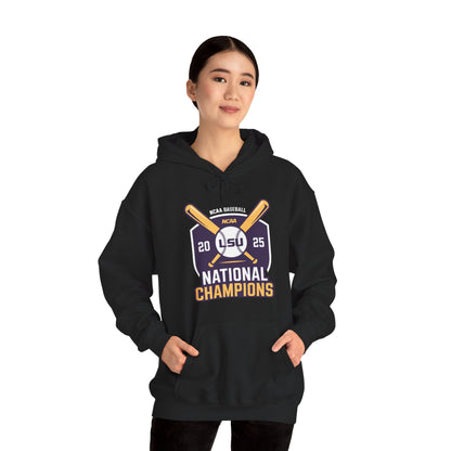 LSU Baseball 2025 National Champions Logo Hoodie