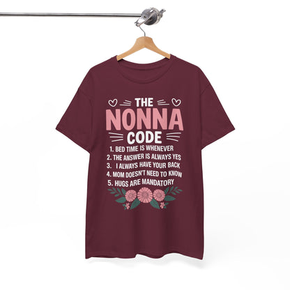 The A Nonna Code Funny Grandma Mothers Day Gifts T-Shirt