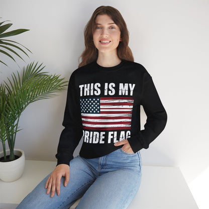 This Is My Pride Flag USA American 4th of July Patriotic Sweatshirt