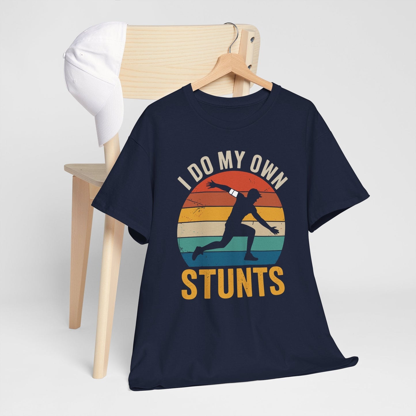 Funny I Do All My Own Stunts Broken Bones T-Shirt