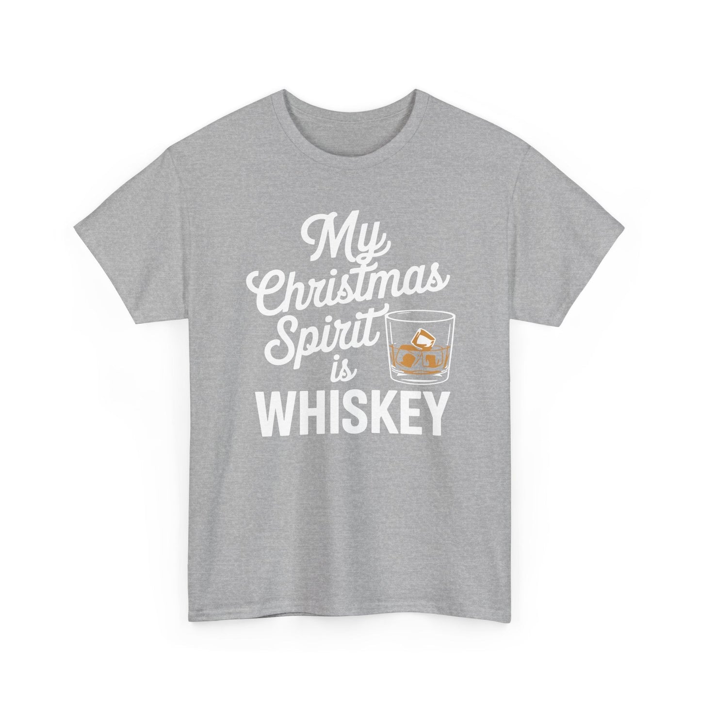 Funny Christmas Drinking Shirt Whiskey Liquor Drinker Saying T-Shirt