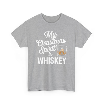 Funny Christmas Drinking Shirt Whiskey Liquor Drinker Saying T-Shirt