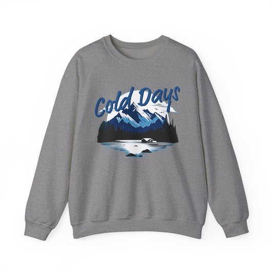 Cold Days Club Retro Aesthetic Sweatshirt