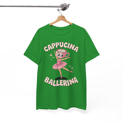 Funny Ballerina Cappuccina Coffee Dance Lovers Italian Meme T-Shirt