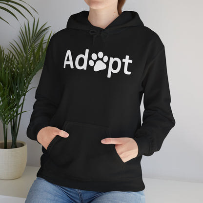 Adopt A Shelter Pet Cat Dog Adoption Animal Rescue Hoodie