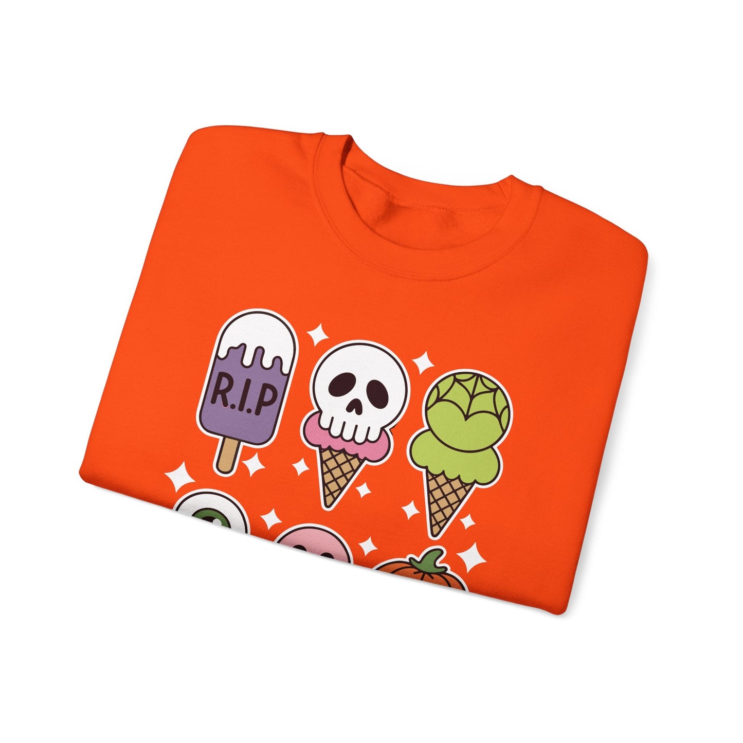 Horror Movie Summer Popsicle Halloween Ice Cream Summer-ween Sweatshirt for Men Women