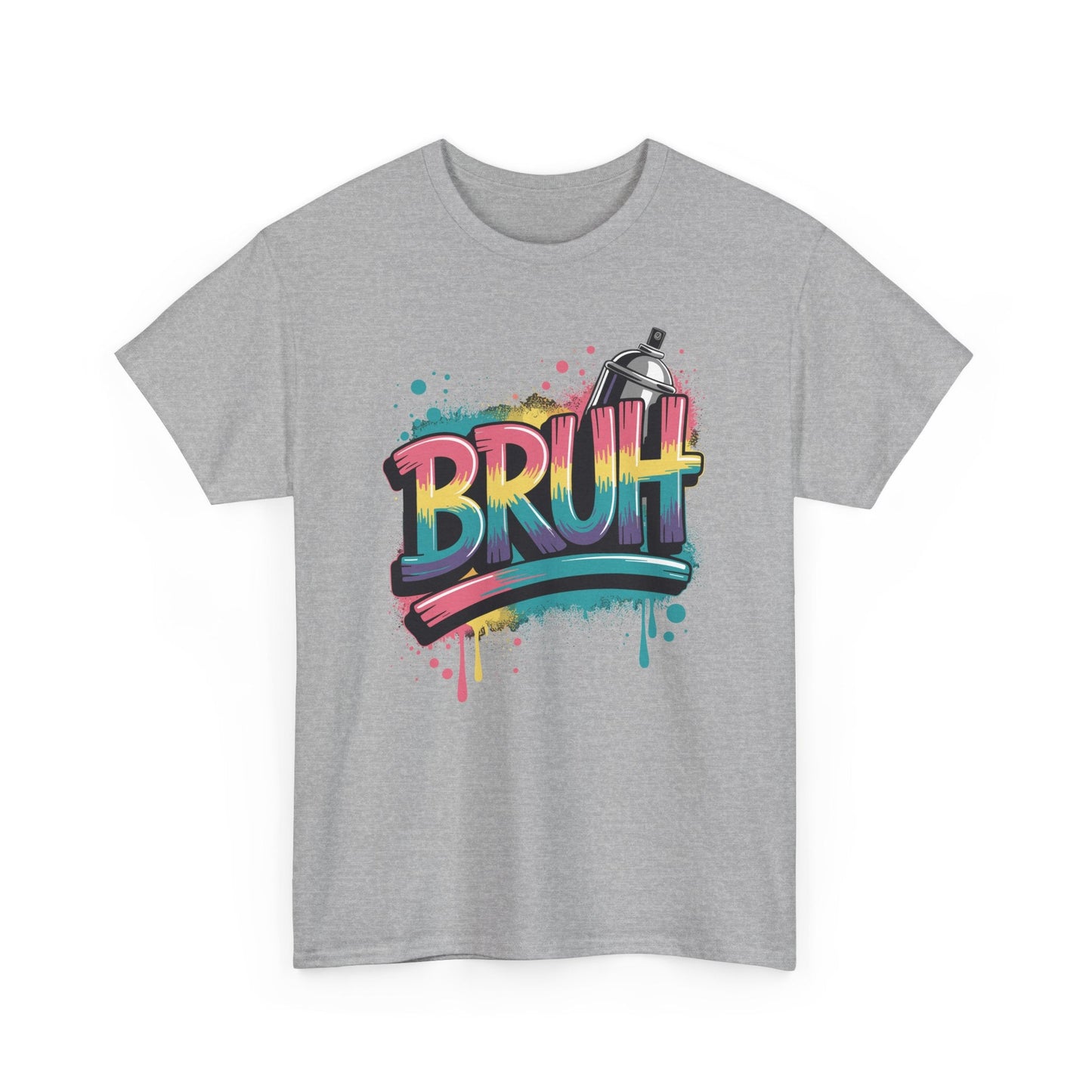 Bruh Graffiti Funny Saying Street Art Meme Men Boys T-Shirt