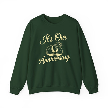 It's Our Anniversary Shirts for Married Couples Husband Wife Sweatshirt