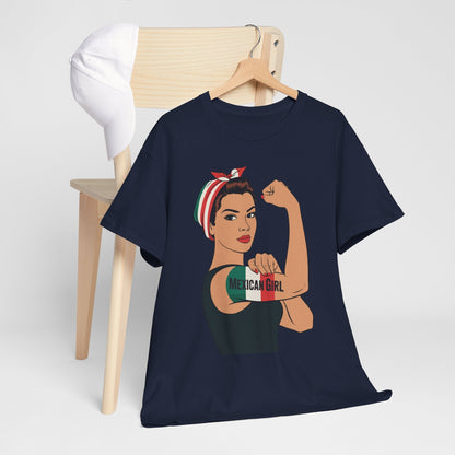 Mexican Girl Mujer Rosie Riveter Cinco De Mayo Fiesta T-Shirt Women