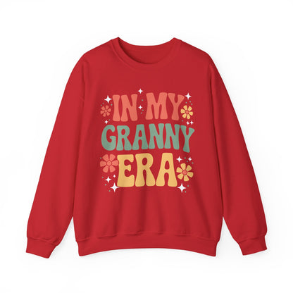 In My Granny Era Funny Sarcastic Groovy Retro Mothers Day Sweatshirt