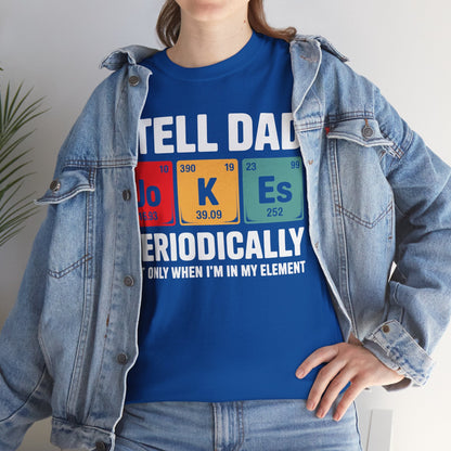 I Tell Dad Jokes Periodically Element Vintage Father's Day T-Shirt