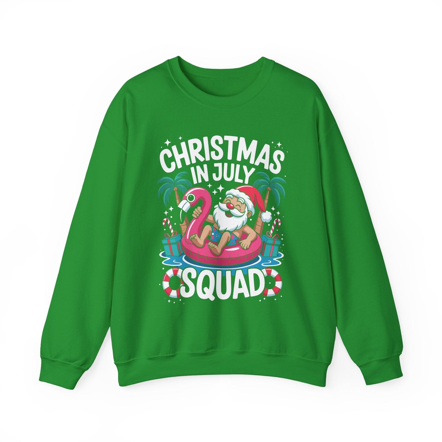 Christmas In July 2025 Squad Summer Beach Vacation Xmas Cool Sweatshirt