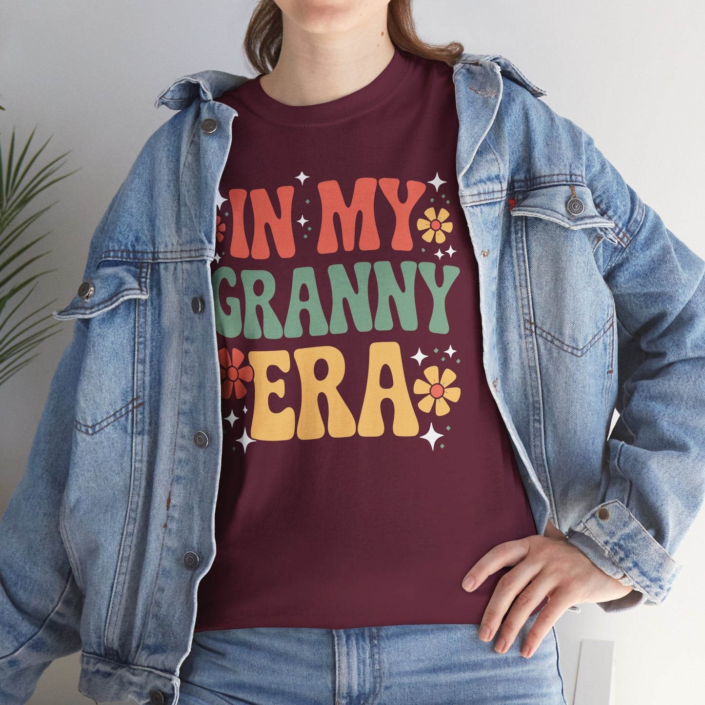 In My Granny Era Funny Sarcastic Groovy Retro Mothers Day T-Shirt