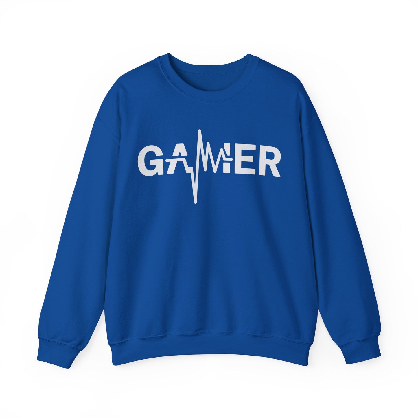 Gamer Heartbeat Video Games Graphic Sweatshirt