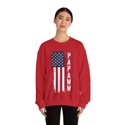 Papaw Grandpa US American Flag Shirt Grandfather Day Sweatshirt