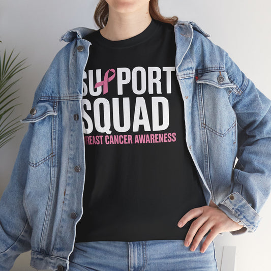 Breast Cancer Shirts Support Squad Breast Cancer Awareness T-Shirt