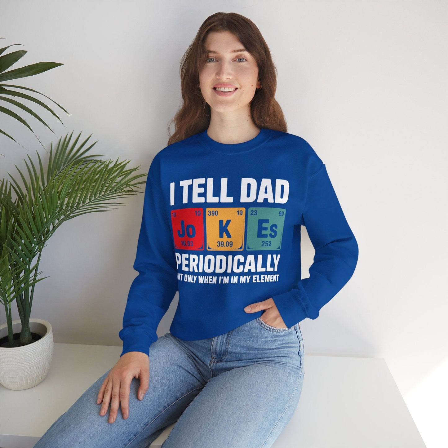 I Tell Dad Jokes Periodically Element Vintage Father's Day Sweatshirt