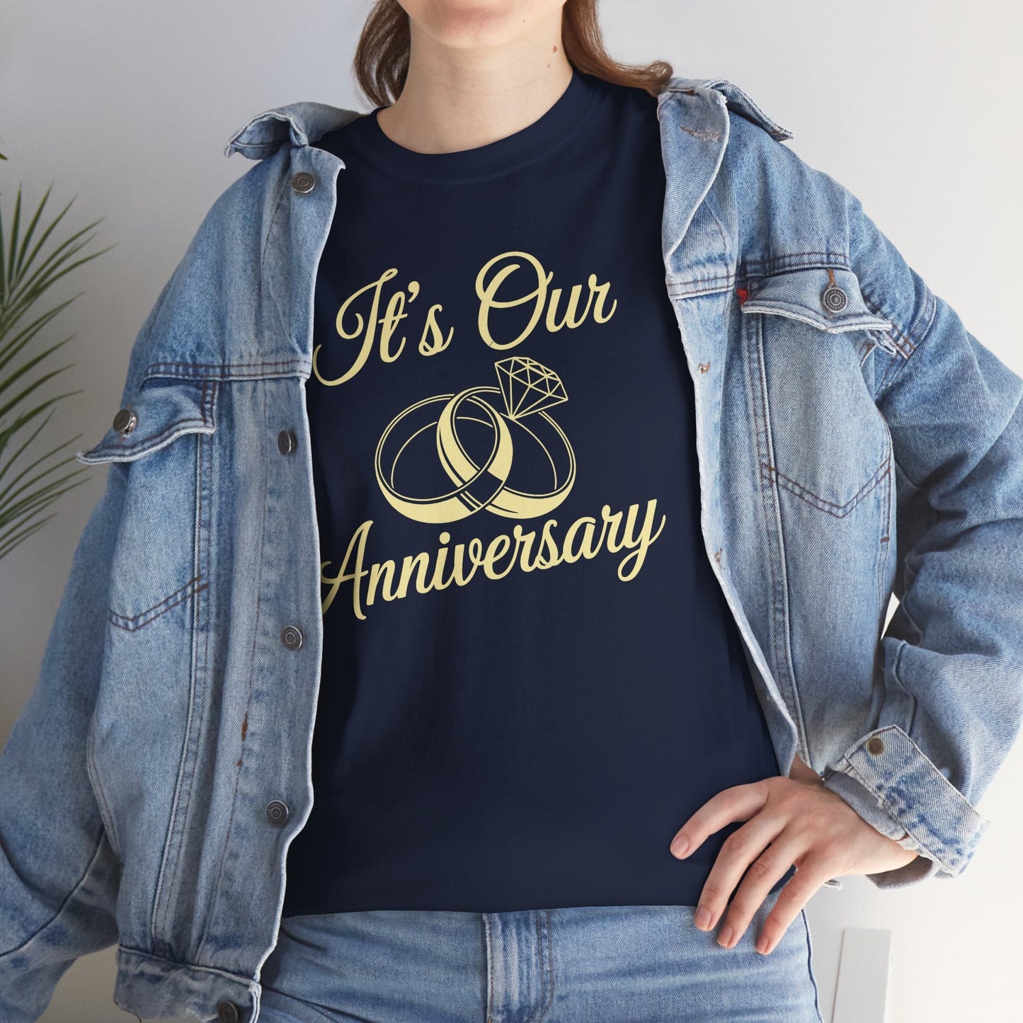 It's Our Anniversary Shirts for Married Couples Husband Wife T-Shirt