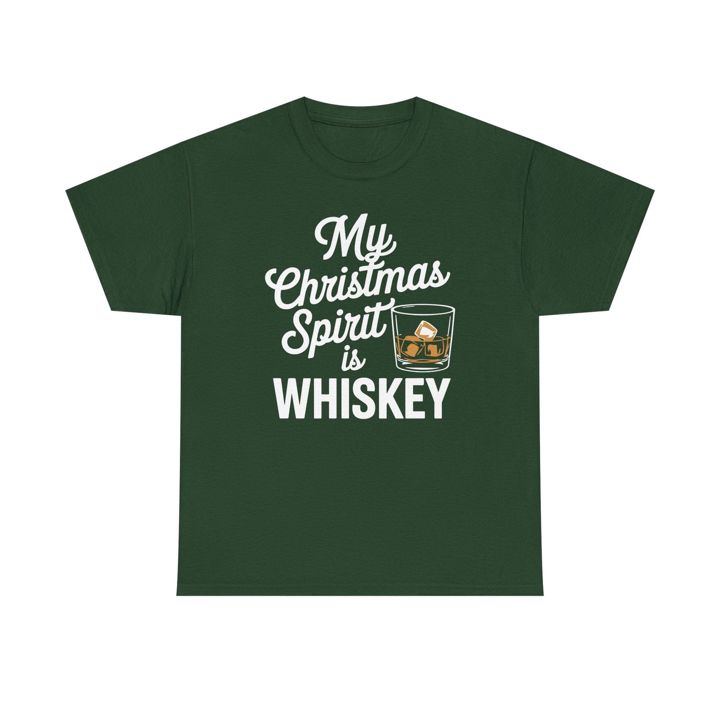 Funny Christmas Drinking Shirt Whiskey Liquor Drinker Saying T-Shirt