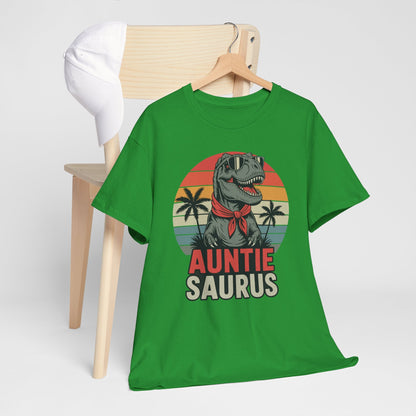 Auntiesaurus T Rex Dinosaur Auntie Saurus Family Matching T-Shirt