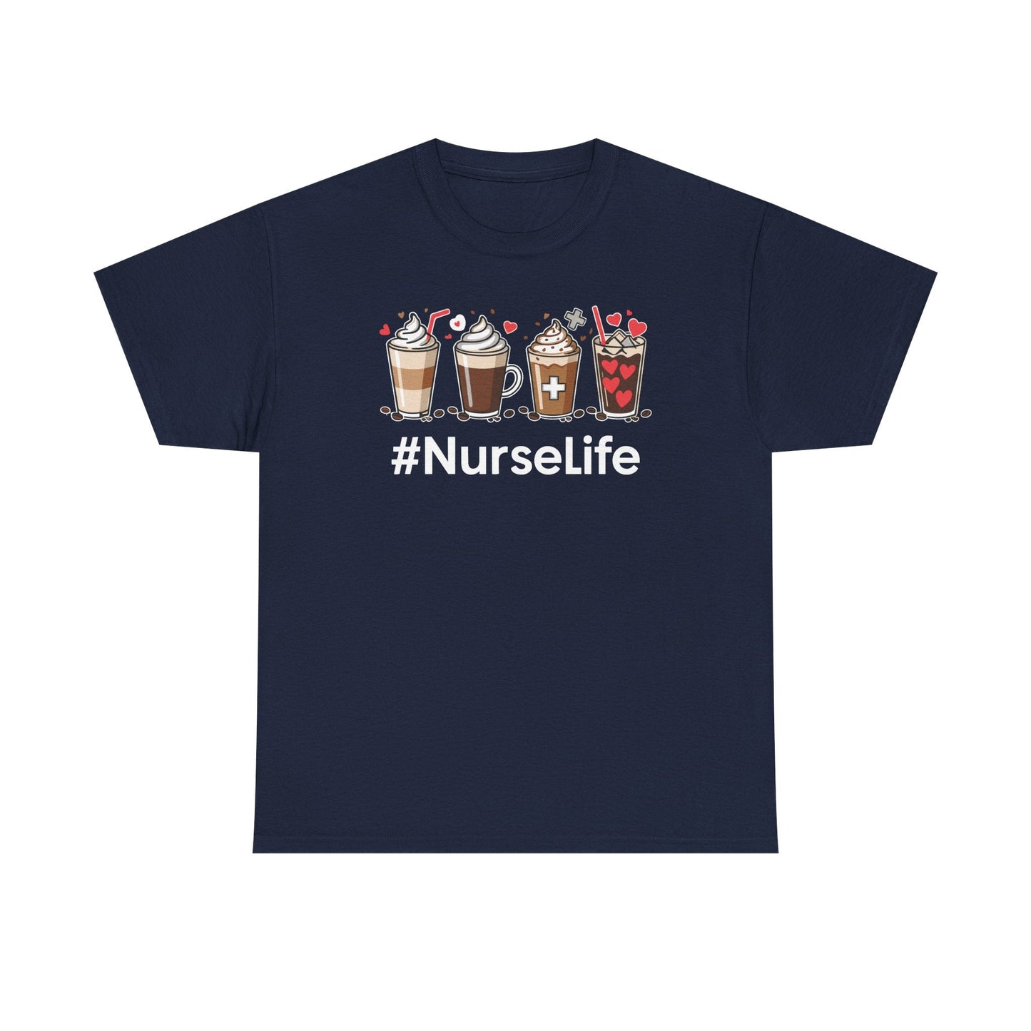 Nurse Life Funny Coffee Nurses Fuel Registered Nurse Medical T-Shirt