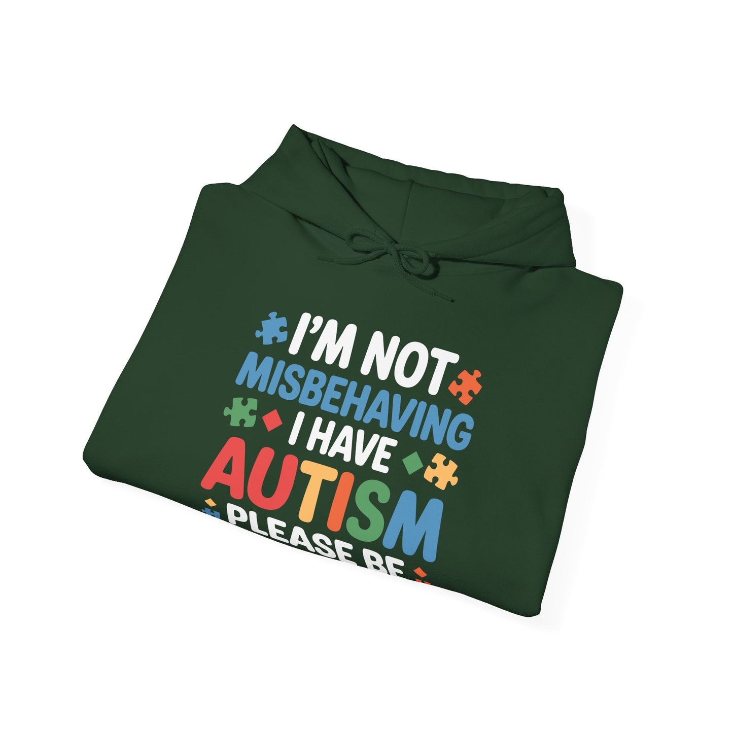 Autism Awareness I'm Not Misbehaving I Have Autism Hoodie