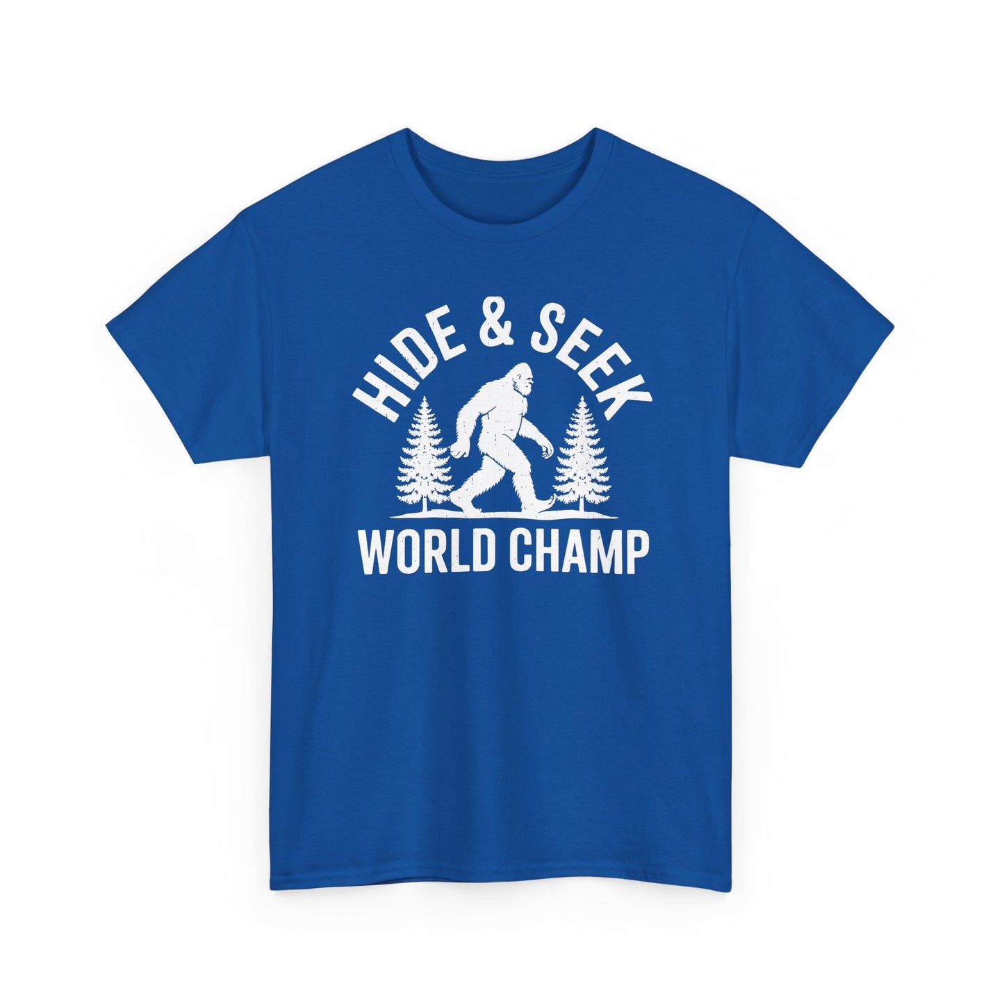 Bigfoot Hide And Seek World Champion Sasquatch Retro Vintage T-Shirt
