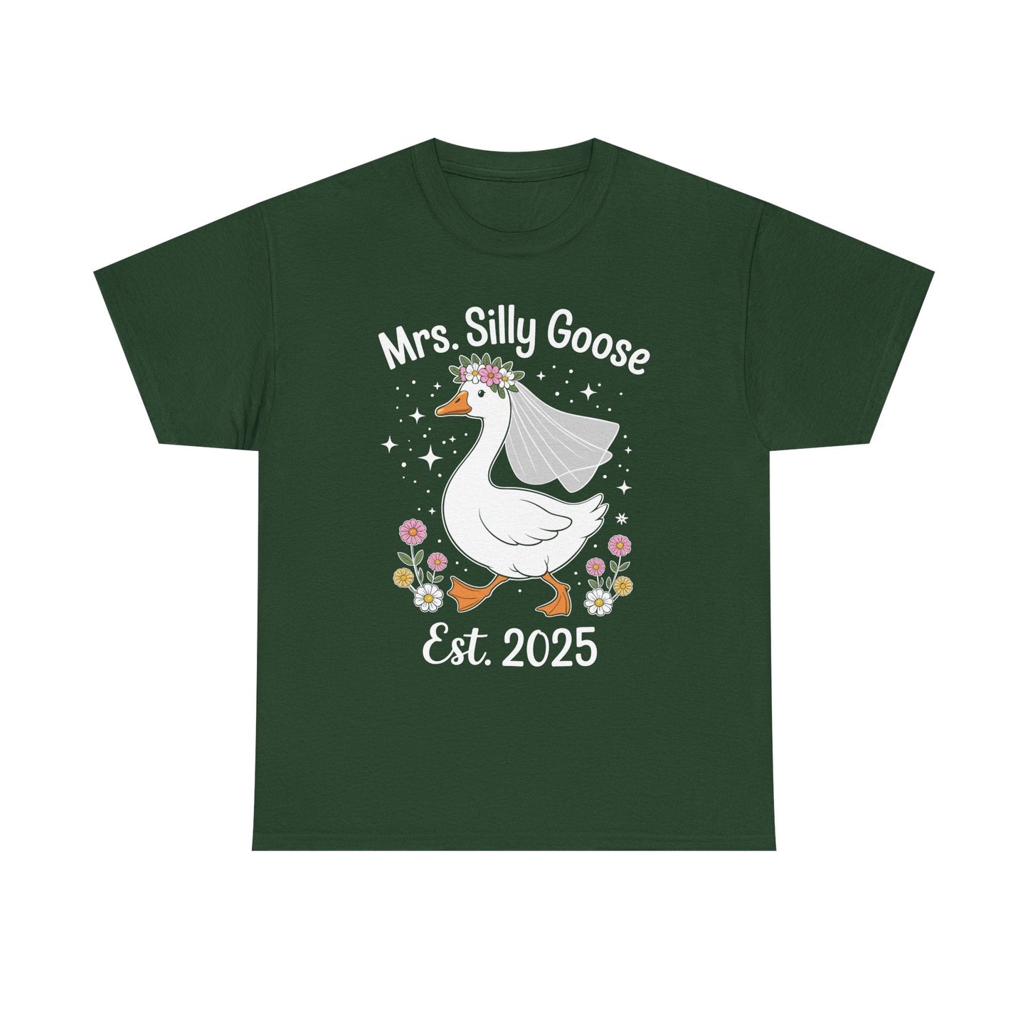 Mrs. Silly Goose Couple Matching Wedding Funny Bride to Be T-Shirt