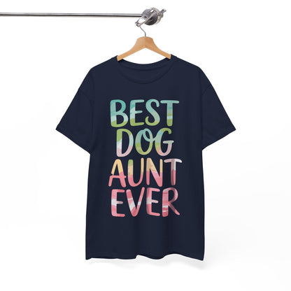 Best Dog Aunt Ever Shirt Women Dog Lover Auntie Mothers Day T-Shirt