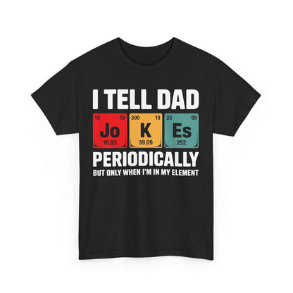 I Tell Dad Jokes Periodically Element Vintage Father's Day T-Shirt