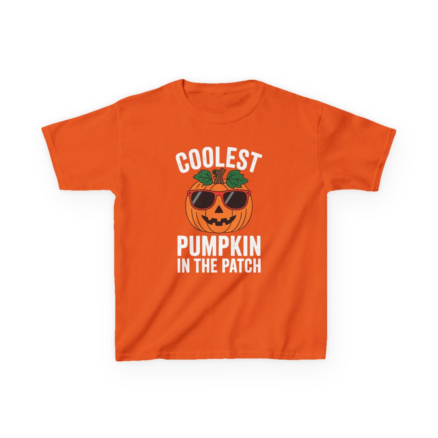 Kids Coolest Pumpkin In The Patch Halloween For Boys Girls T-Shirt