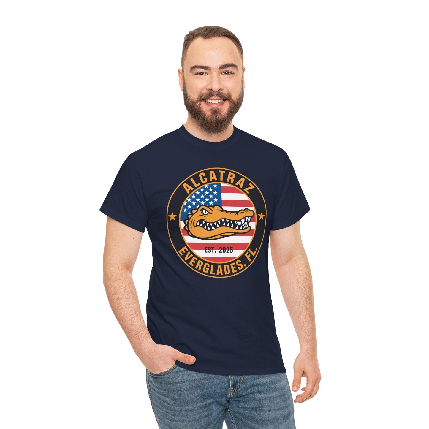 Retro Alcatraz Everglades FL EST 2025 T-Shirt