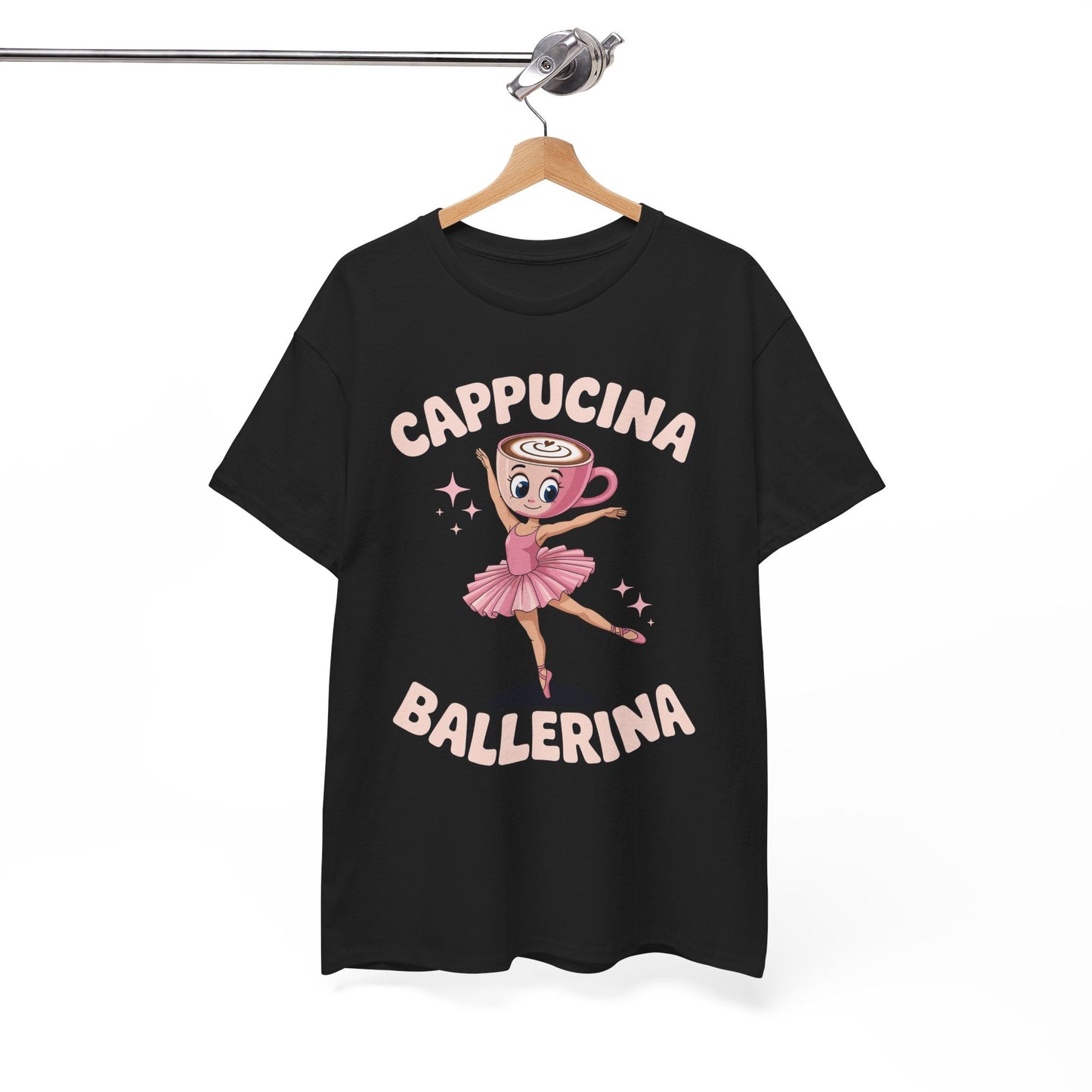 Funny Ballerina Cappuccina Coffee Dance Lovers Italian Meme T-Shirt