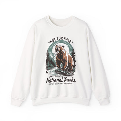 Not For Sale National Parks Support Our Parks & Public Lands Sweatshirt
