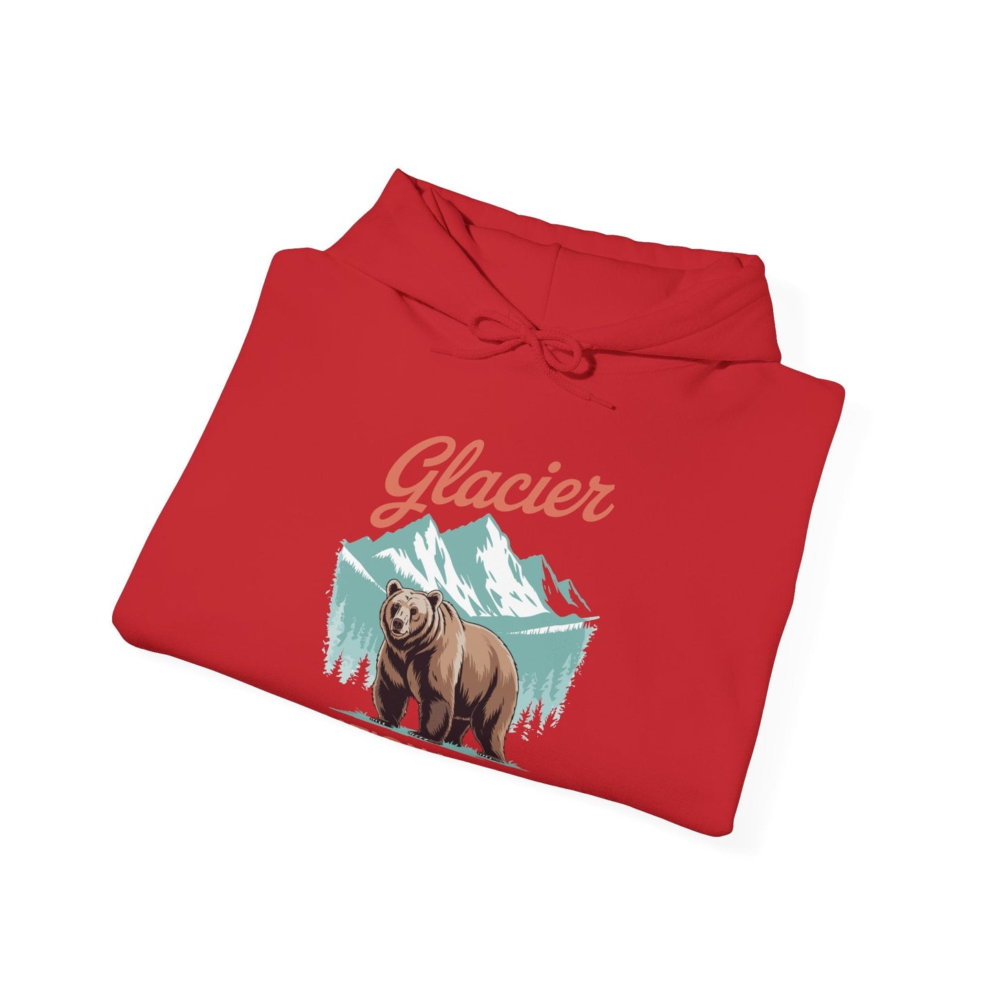 Glacier National Park retro Hoodie