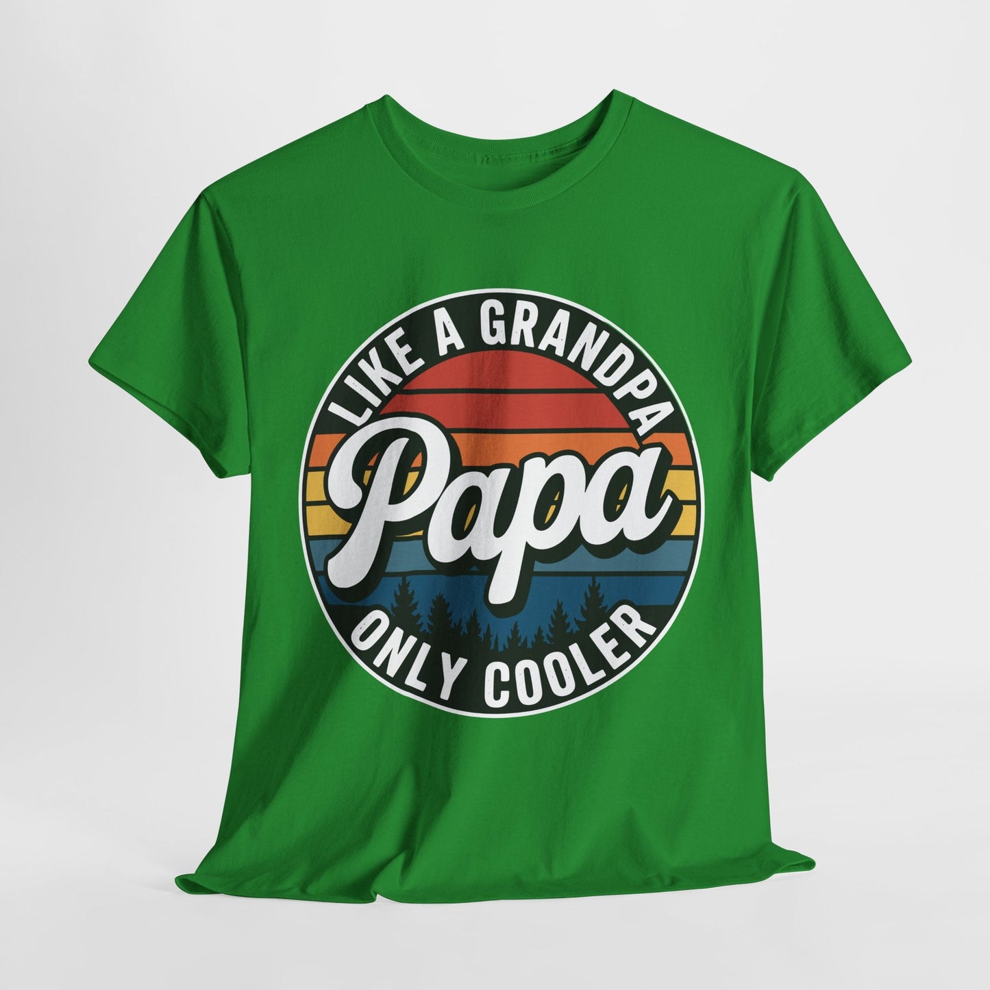 PAPA like a Grandpa ONLY COOLER Funny Dad Papa Definition T-Shirt