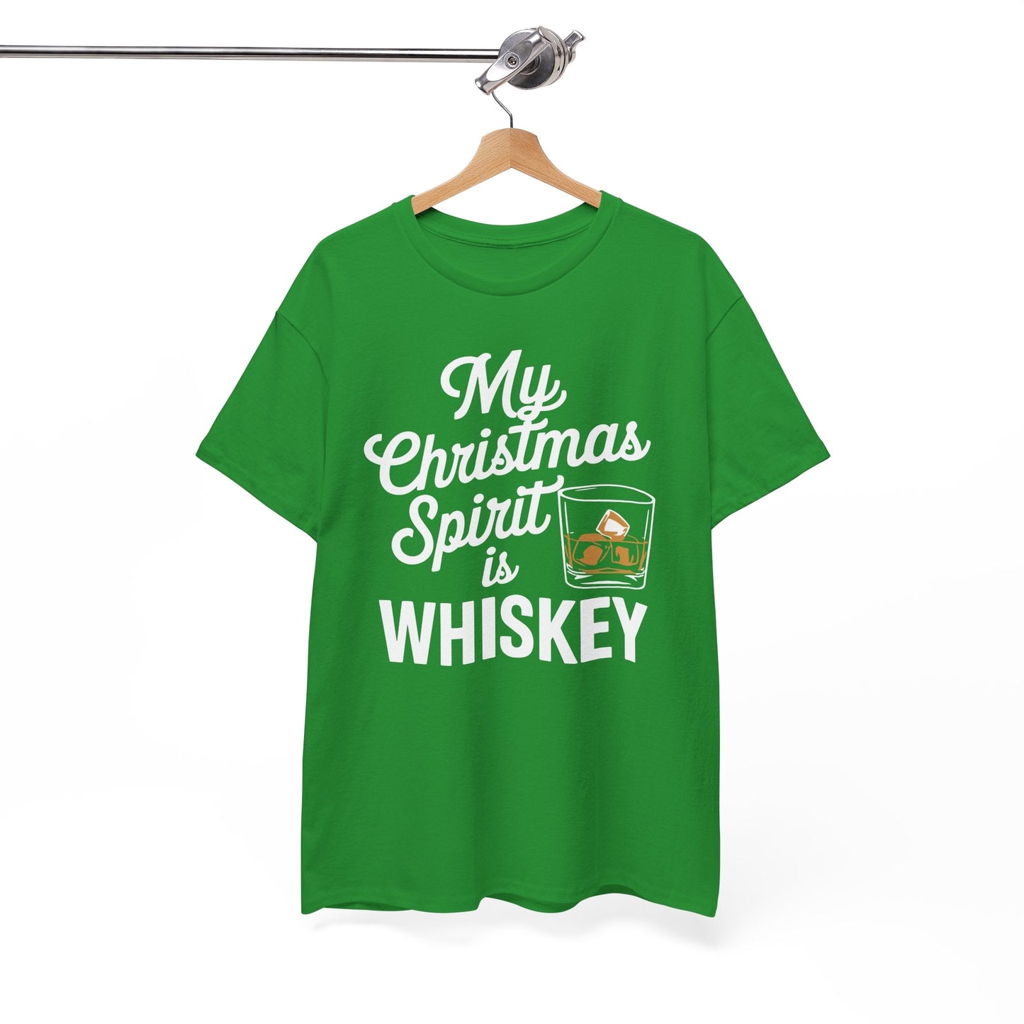 Funny Christmas Drinking Shirt Whiskey Liquor Drinker Saying T-Shirt