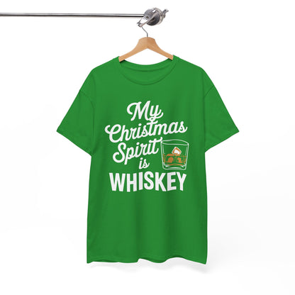 Funny Christmas Drinking Shirt Whiskey Liquor Drinker Saying T-Shirt