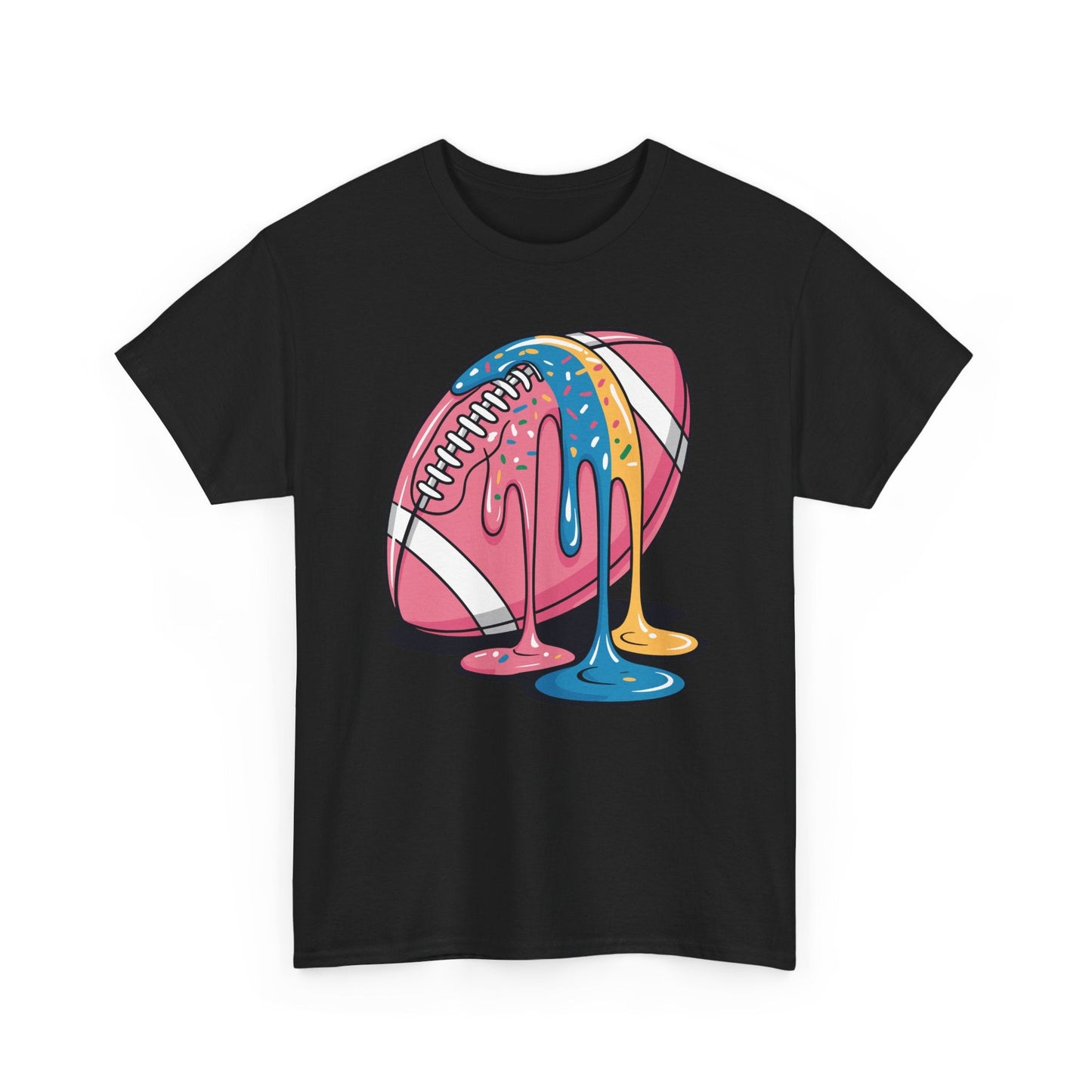Football Drip For Lineman WR QB RB Ice Cream Sprinkles T-Shirt