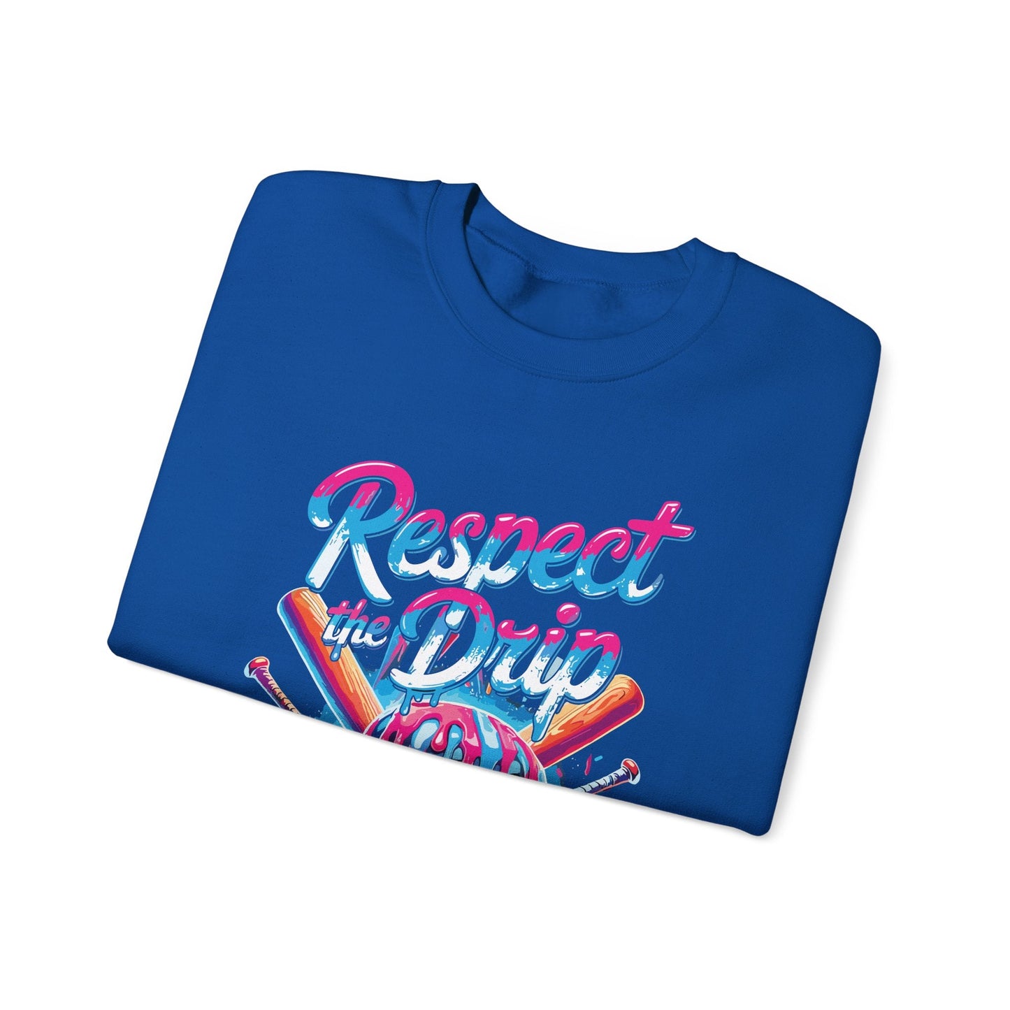 Baseball Drip For Boys Ice Cream Respect The Drip Baseball Sweatshirt