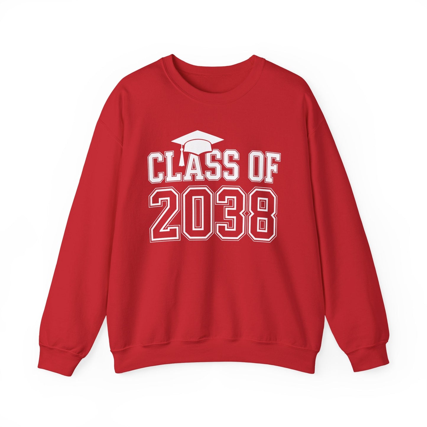 Class of 2038 Grow With Me Funny Kindergarten Back To School Sweatshirt