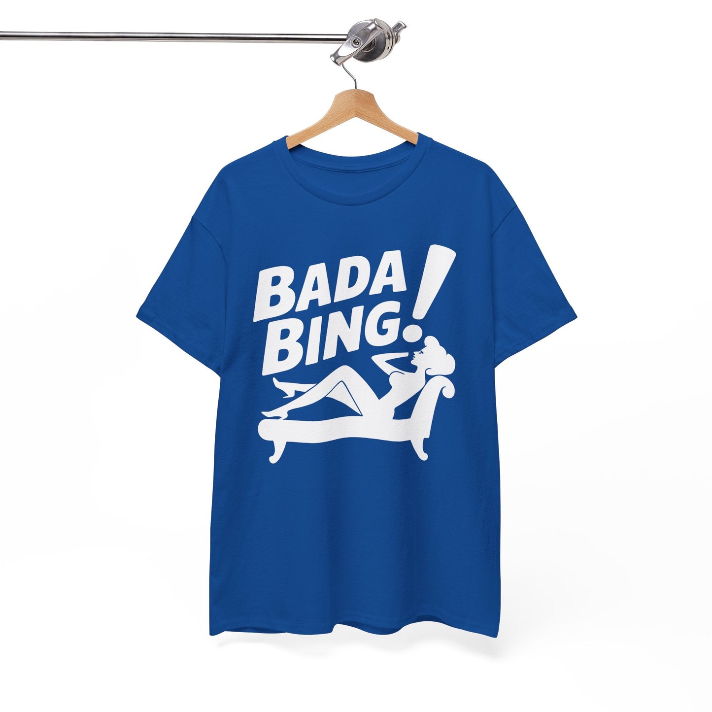 Funny Vintage Bada Sarcastic Bing Retro Sexy Girl Bada Bam T-Shirt