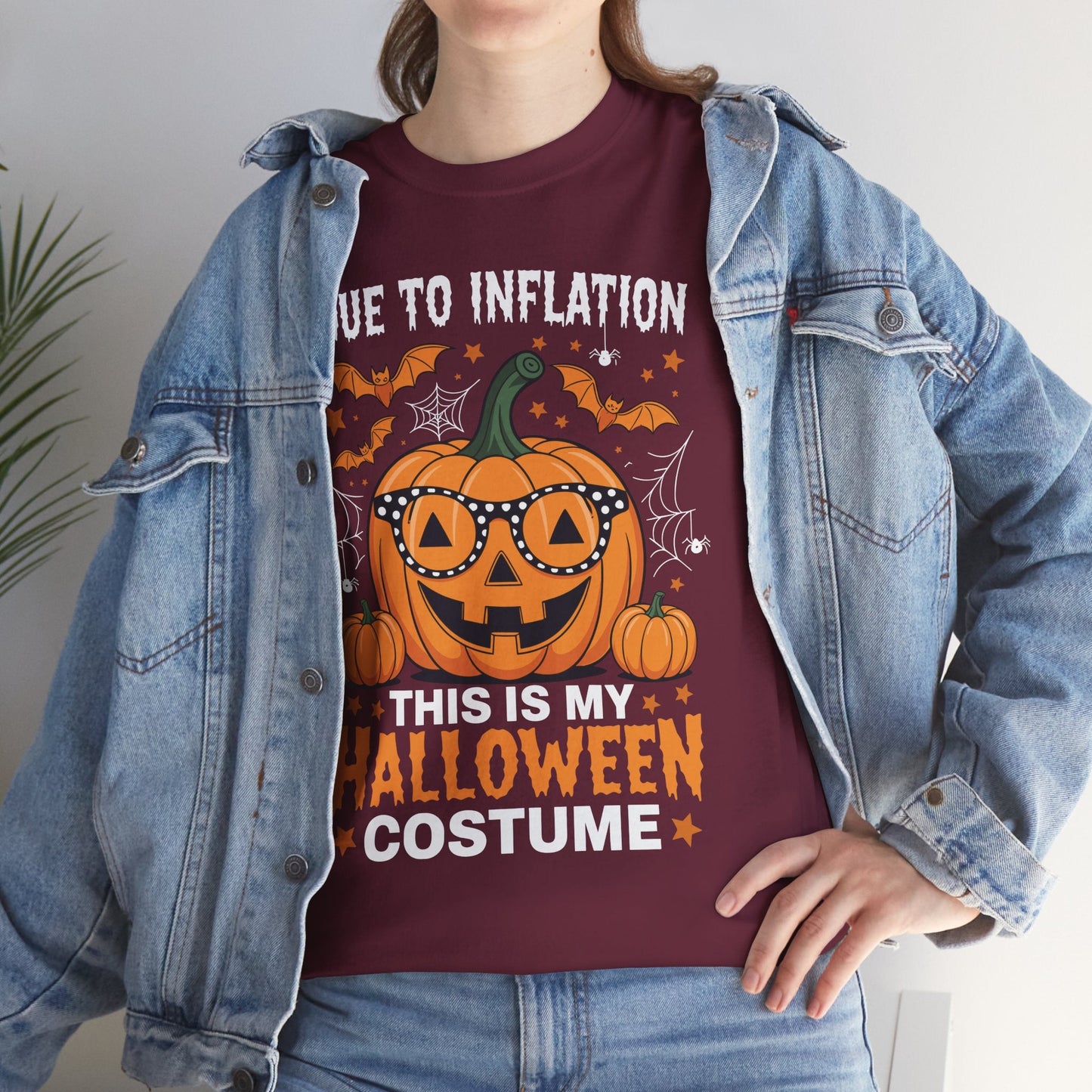 Pumpkin Halloween Costume Men Women Funny Halloween 2025 T-Shirt