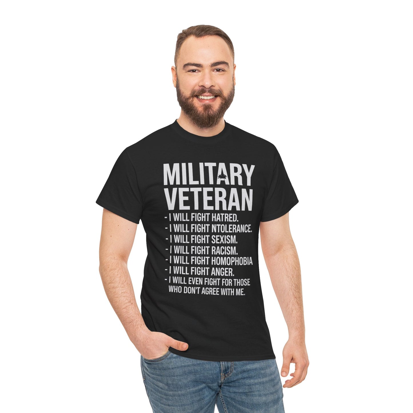 Military Veterans Against Trump 2025 Fight USA Election T-Shirt