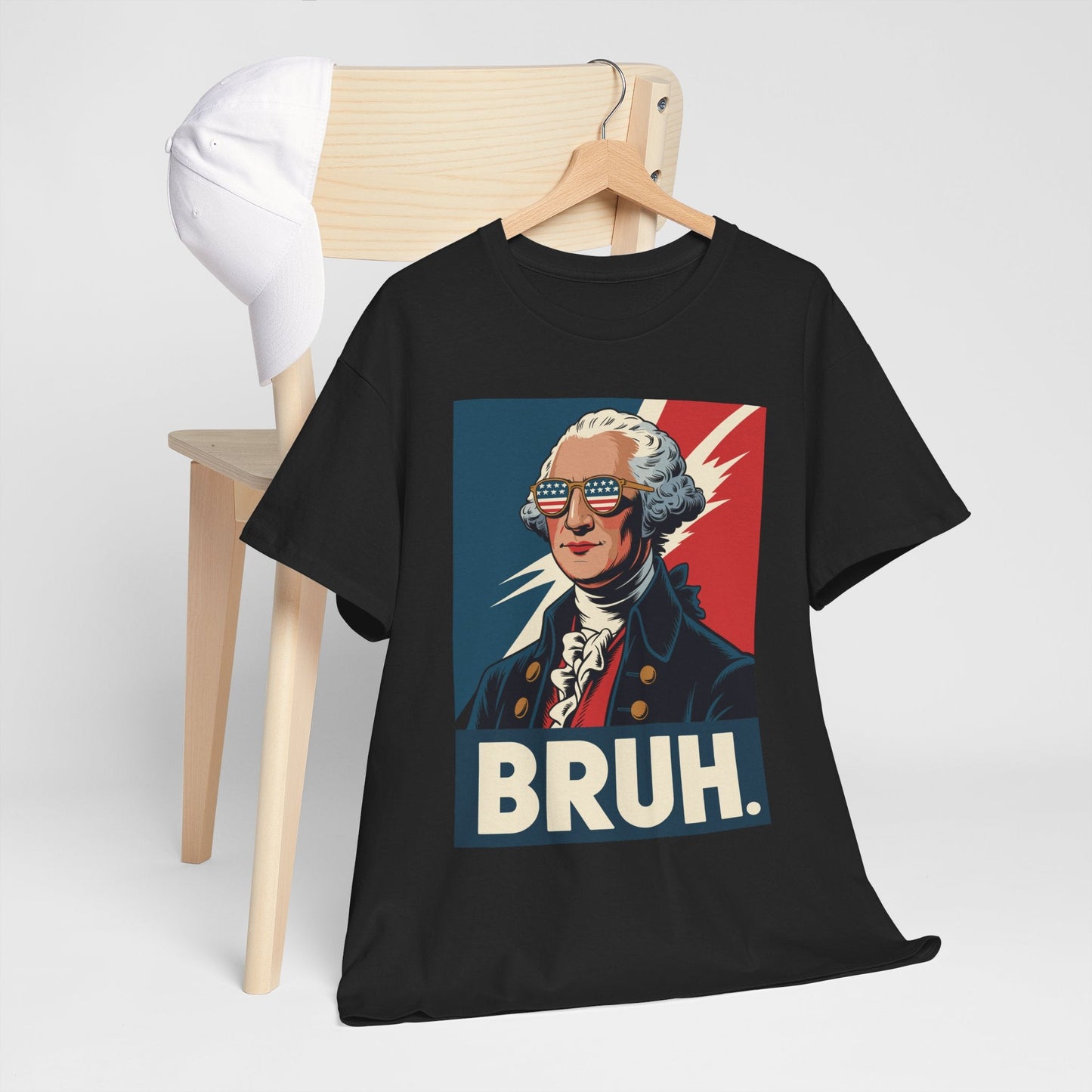 4th Of July 2025 George Washington Bruh. Meme Patriotic T-Shirt