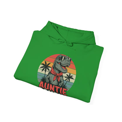 Auntiesaurus T Rex Dinosaur Auntie Saurus Family Matching Hoodie