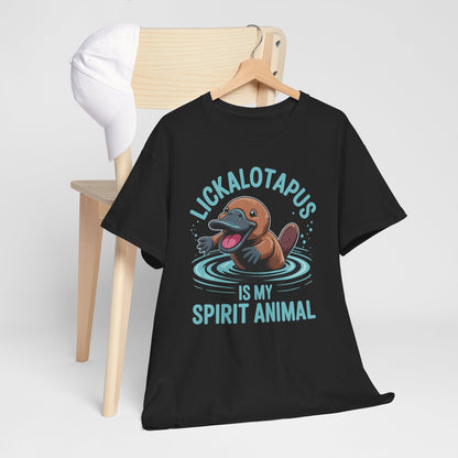 Vintage Funny Lickalottapus Is My Spirit Animal Lovers Meme T-Shirt