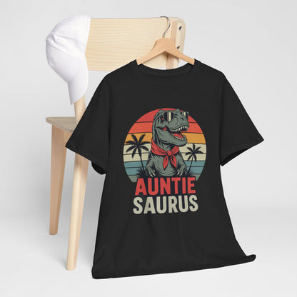 Auntiesaurus T Rex Dinosaur Auntie Saurus Family Matching T-Shirt